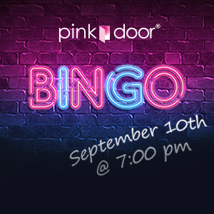 Pink Door Bingo Night Virtual Bingo Event Bingo Fundraiser PINKO